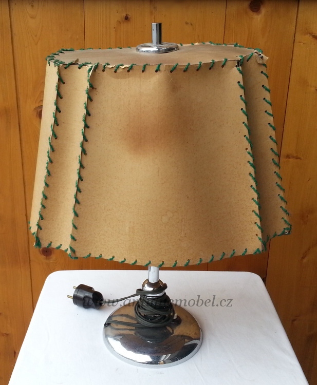 Stolní Lampa. Chrom
