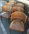 Šest židlí Art Deco