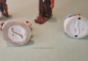 Starožitné porcelánové Figurky Lyžaři 