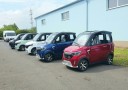 Elektrické Auto pro tři osoby. 