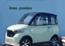 Elektrické Auto pro tři osoby. 